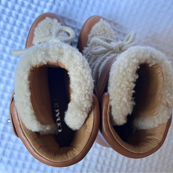 Coach Monroe Shearling Boots - Picture 4 of 8